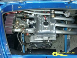 A 110 SX Motor  mit 45 Webervergaser, u Modefizierten Motor   158PS/6850 min1