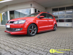 Polo mit Rieger Frontspoiler ,Seitenschürze und Heckschürze , Rieger